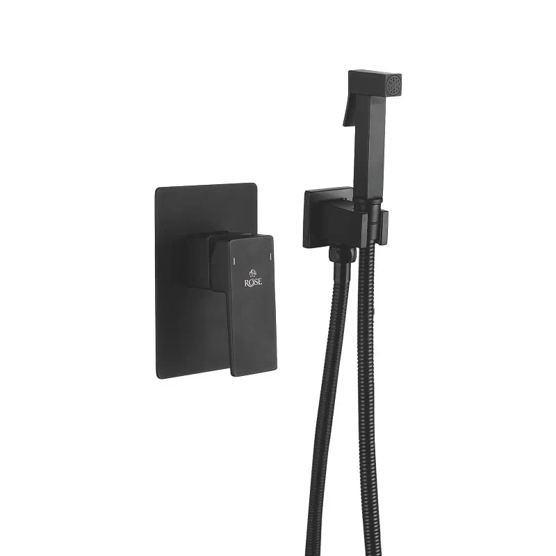 

Гигиенический душ Rose R2805H черный, R2805H