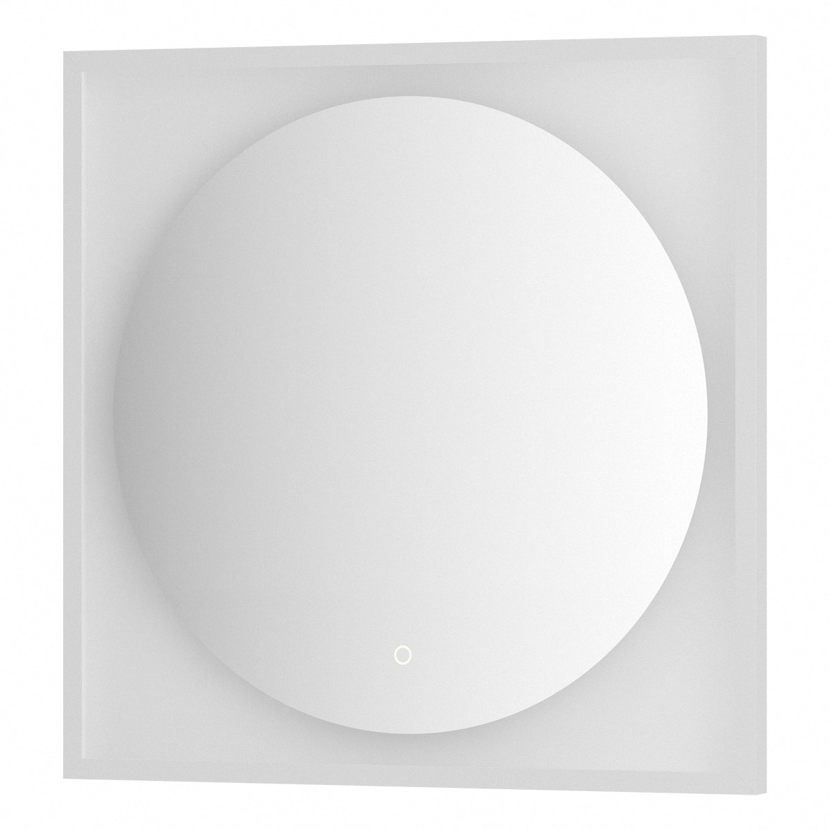 

Зеркало Defesto Еclipse DF 2227S 70х70 белая рама, с LED-подсветкой, сенсорный выключатель, Белый, DF 2227S