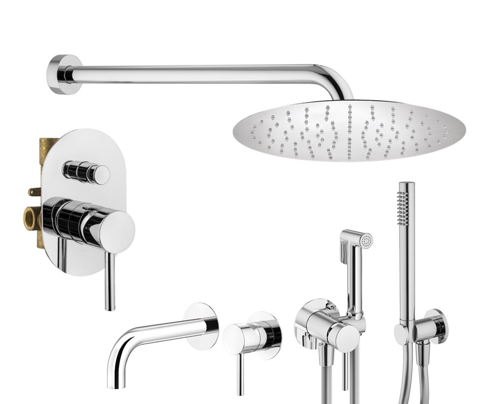 

Душевой комплект Plumberia Selection Ixo KITZXO15CR210 хром, KITZXO15CR210