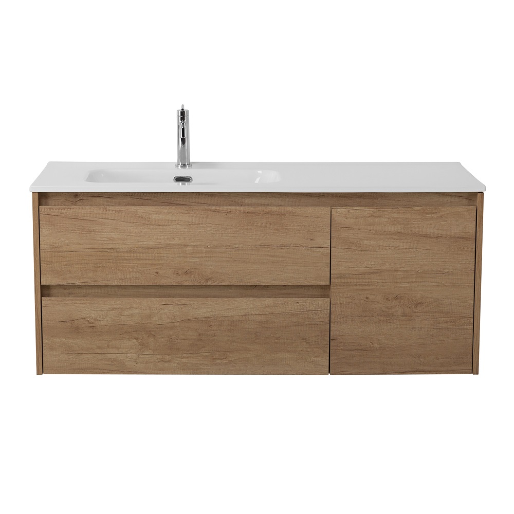 

Тумба с раковиной Belbagno Kraft 120 L подвесная, Rovere Nebrasca Nature, Дерево, KRAFT-1200-2C-1A-SO-RNN-L