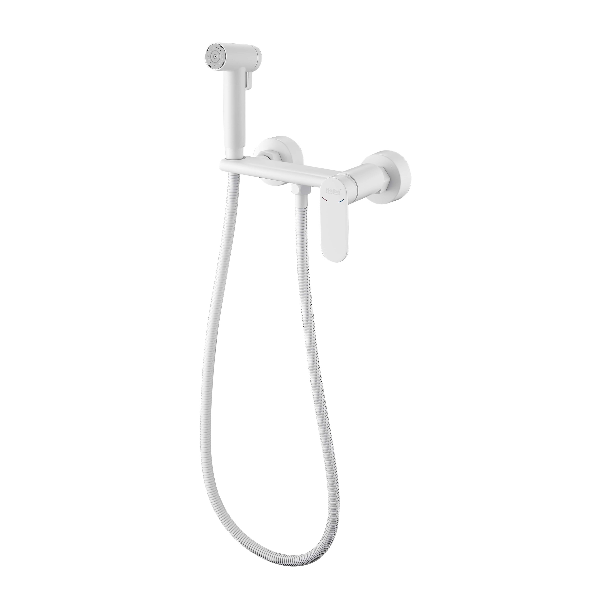 

Гигиенический душ Haiba HB5516-8 со смесителем, Белый матовый, HB5516-8