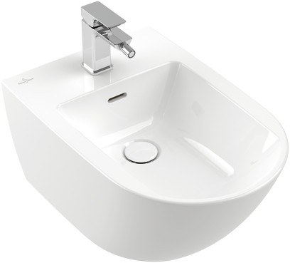 

Биде подвесное Villeroy & Boch Antao 541100R1 альпийский белый CeramicPlus, Белый глянцевый, Antao 541100R1