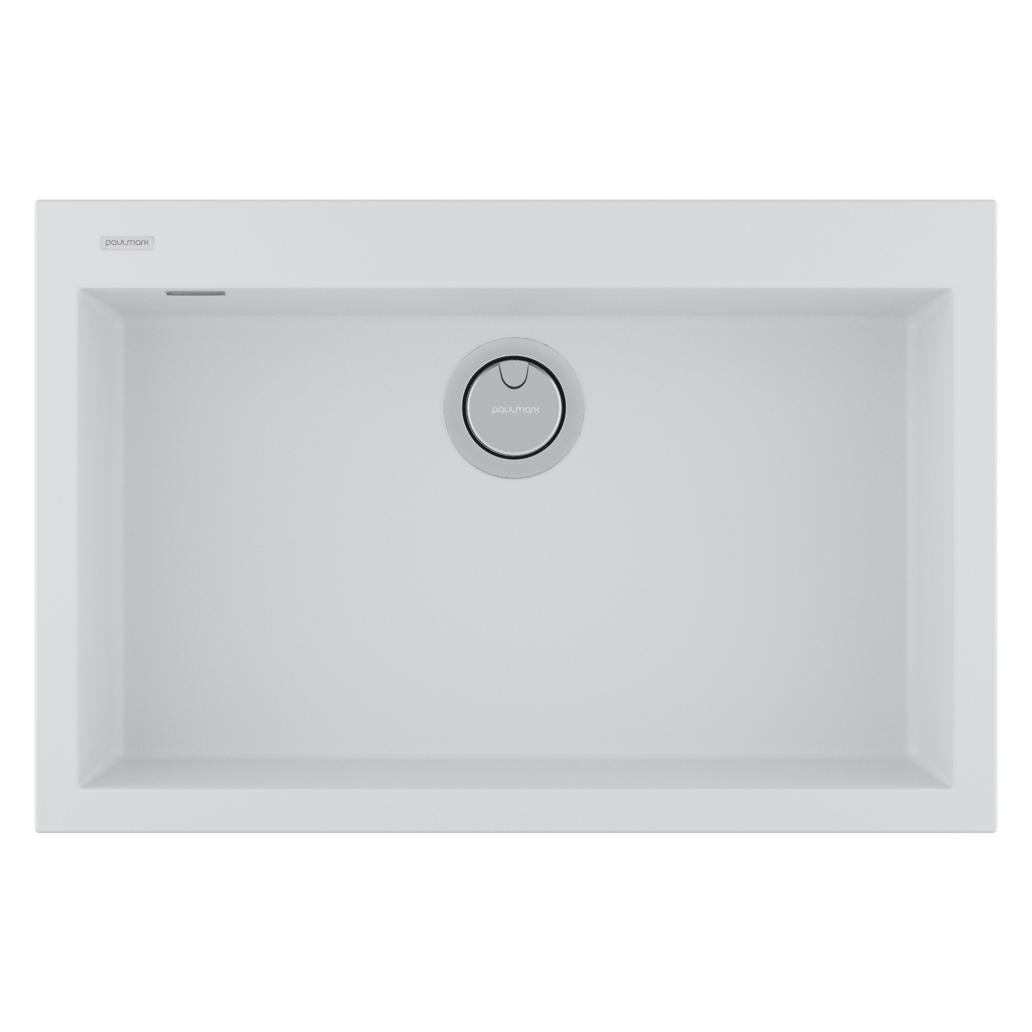

Мойка кухонная Paulmark DECORATION 76 PM937650-WH 50х76 см, white, PM937650-WH