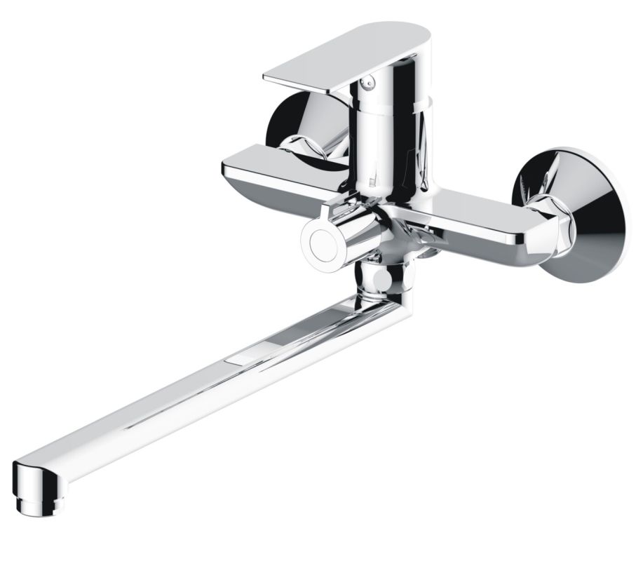 

Смеситель Haiba HB505 HB22505 для ванны с душем, Хром, HB505 HB22505