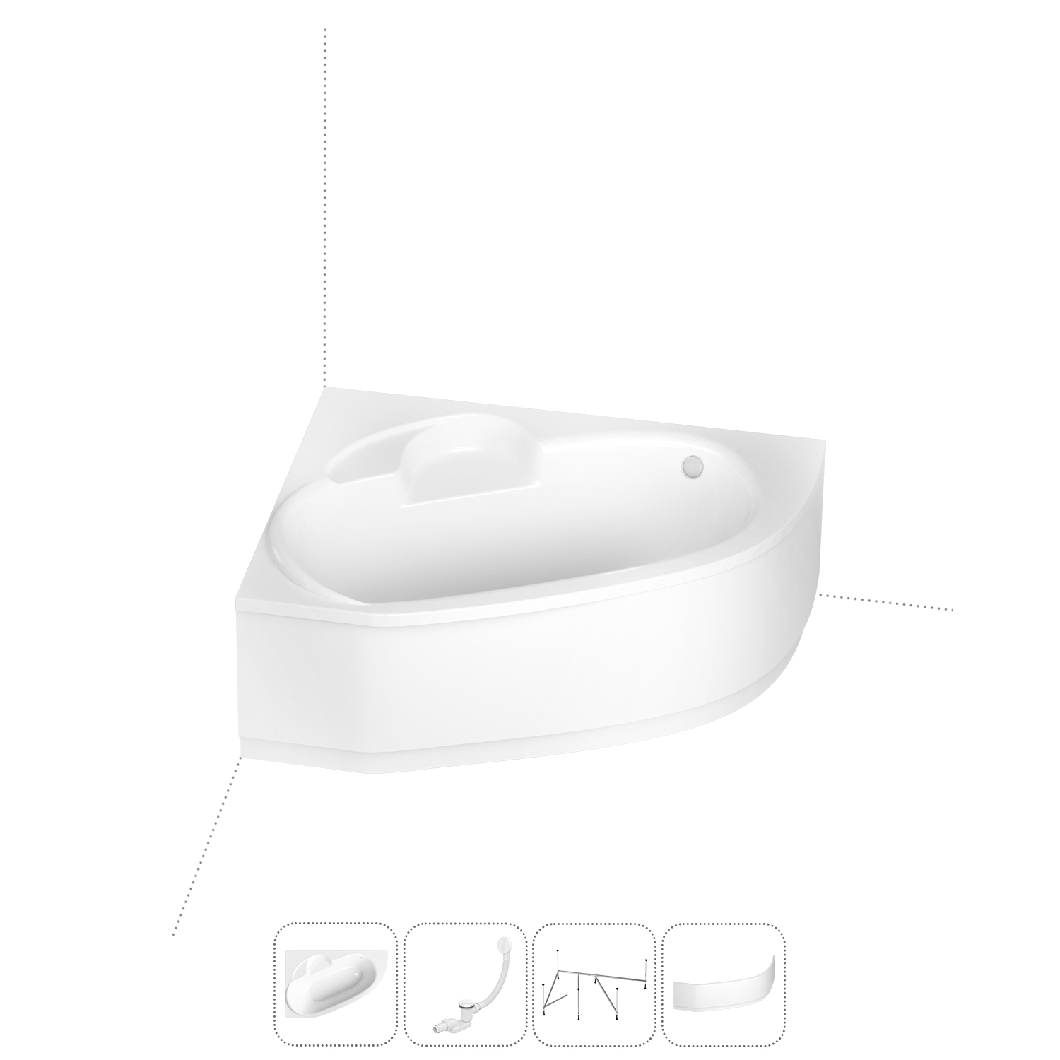 

Комплект с ванной Lavinia Boho Bell Pro 202011173, 202011173