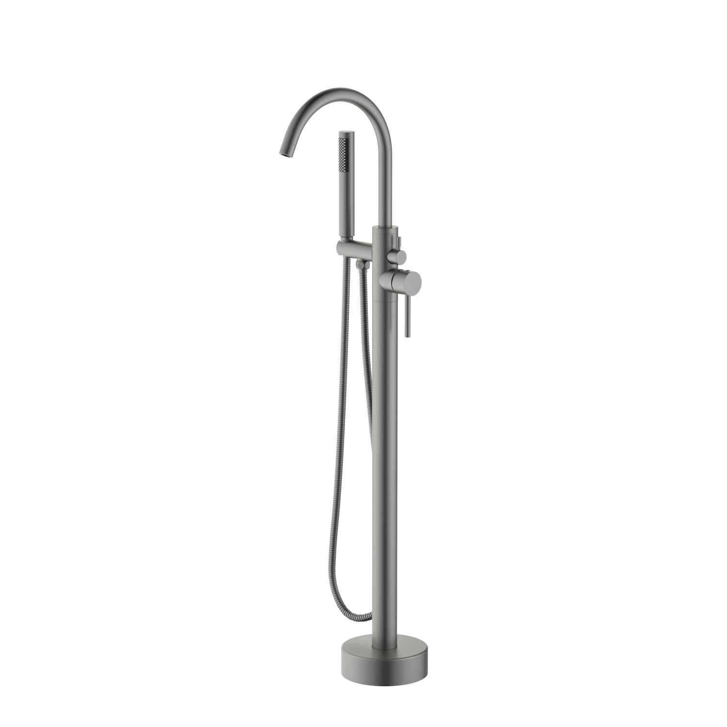 

Смеситель для ванны с душем Aquatek Европа AQ1345BGM оружейная сталь, AQ1345BGM