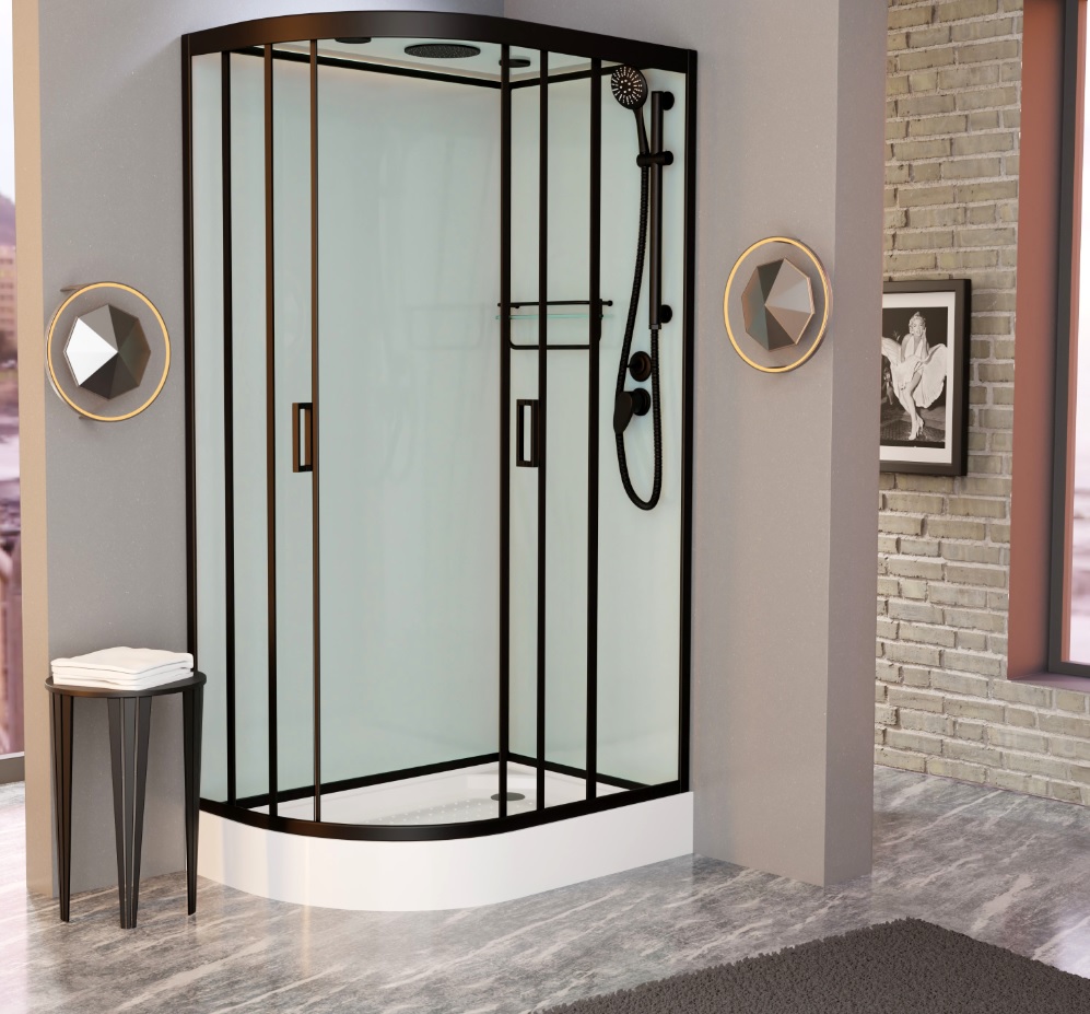 

Душевая кабина Frank F412R Black, F412R Black