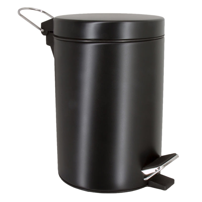 

Мусорное ведро WasserKRAFT Elbe K-633BLACK 3 л, Черный, K-633BLACK