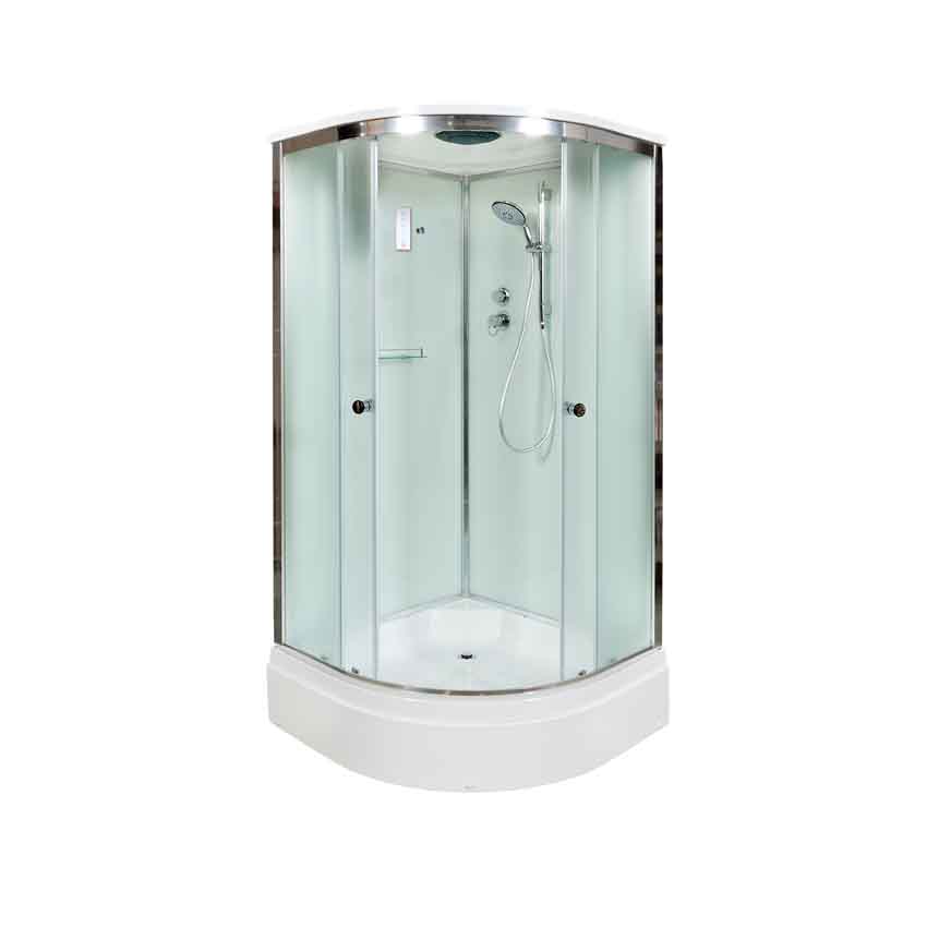 

Душевая кабина AvaCan D311SEL, 110х110х220 см, стекло матовое, профиль хром, D311SEL