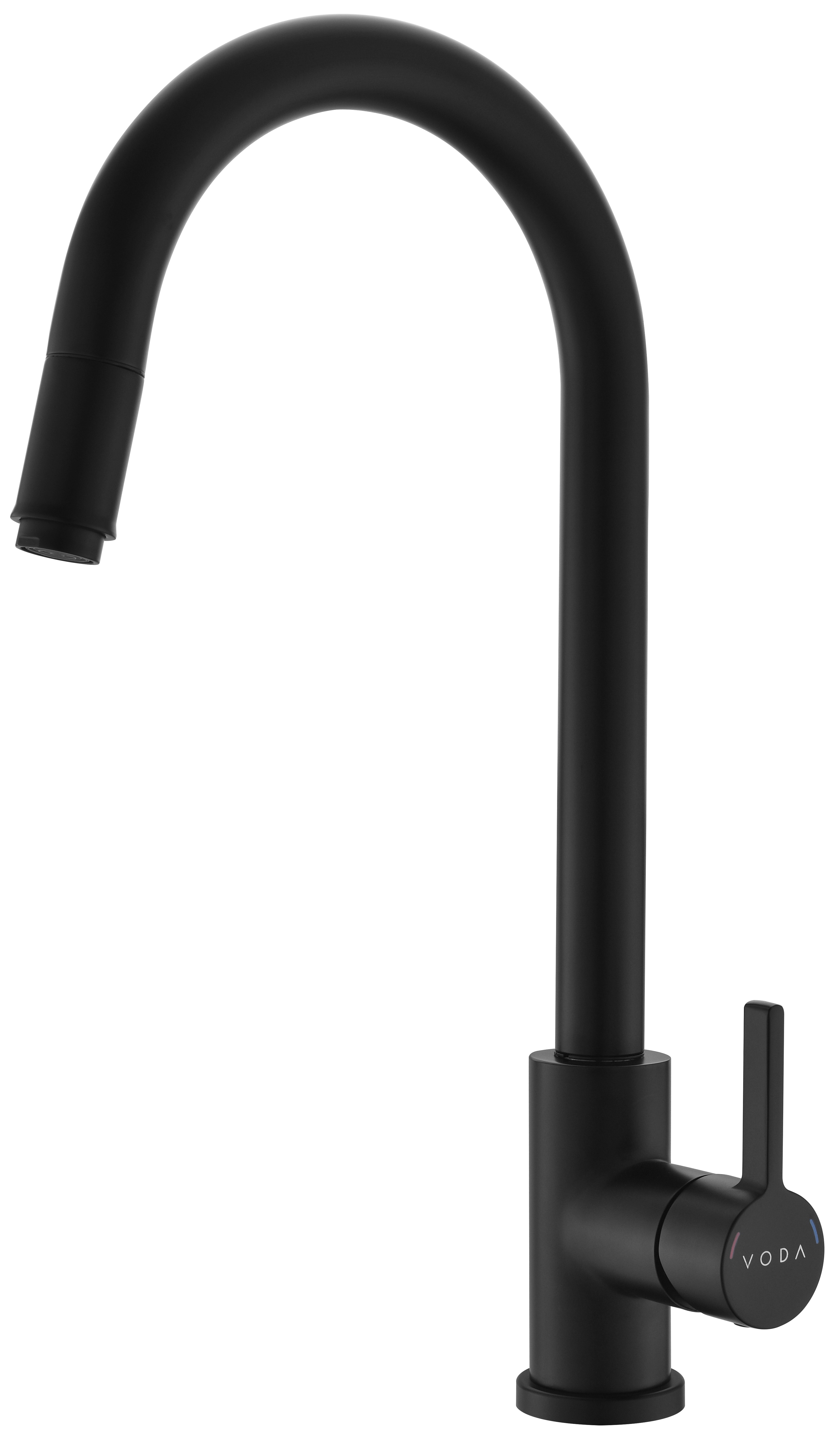 

Смеситель для кухонной мойки VODA Vessel Black VSL519B черный, VSL519B