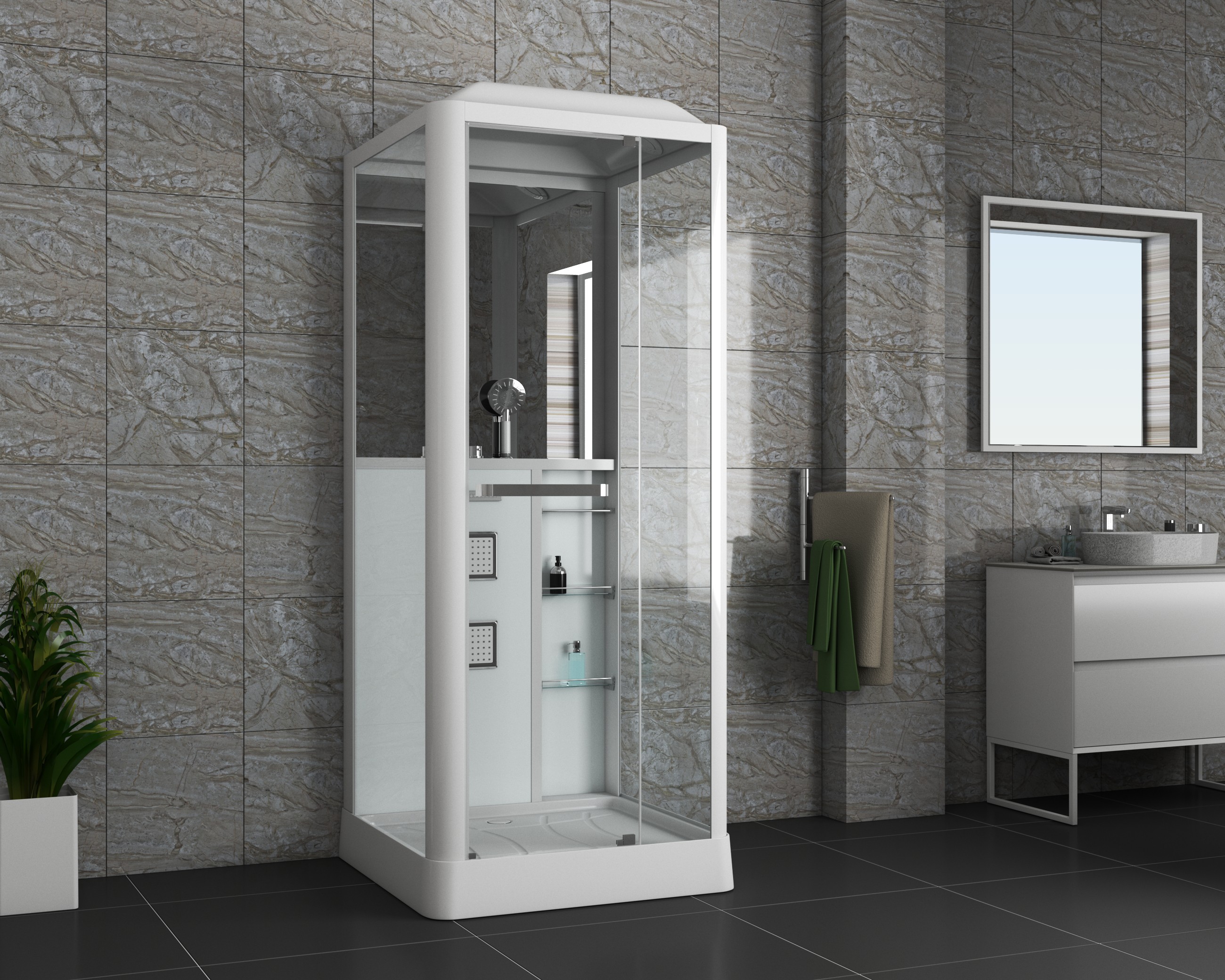 

Душевая кабина Grossman GR121 90x90x225, GR121