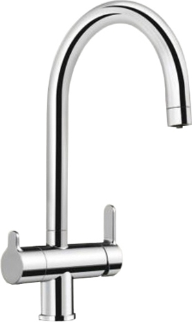 

Смеситель для кухонной мойки Blanco Trima с краном для питьевой воды, хром, Trima 525136