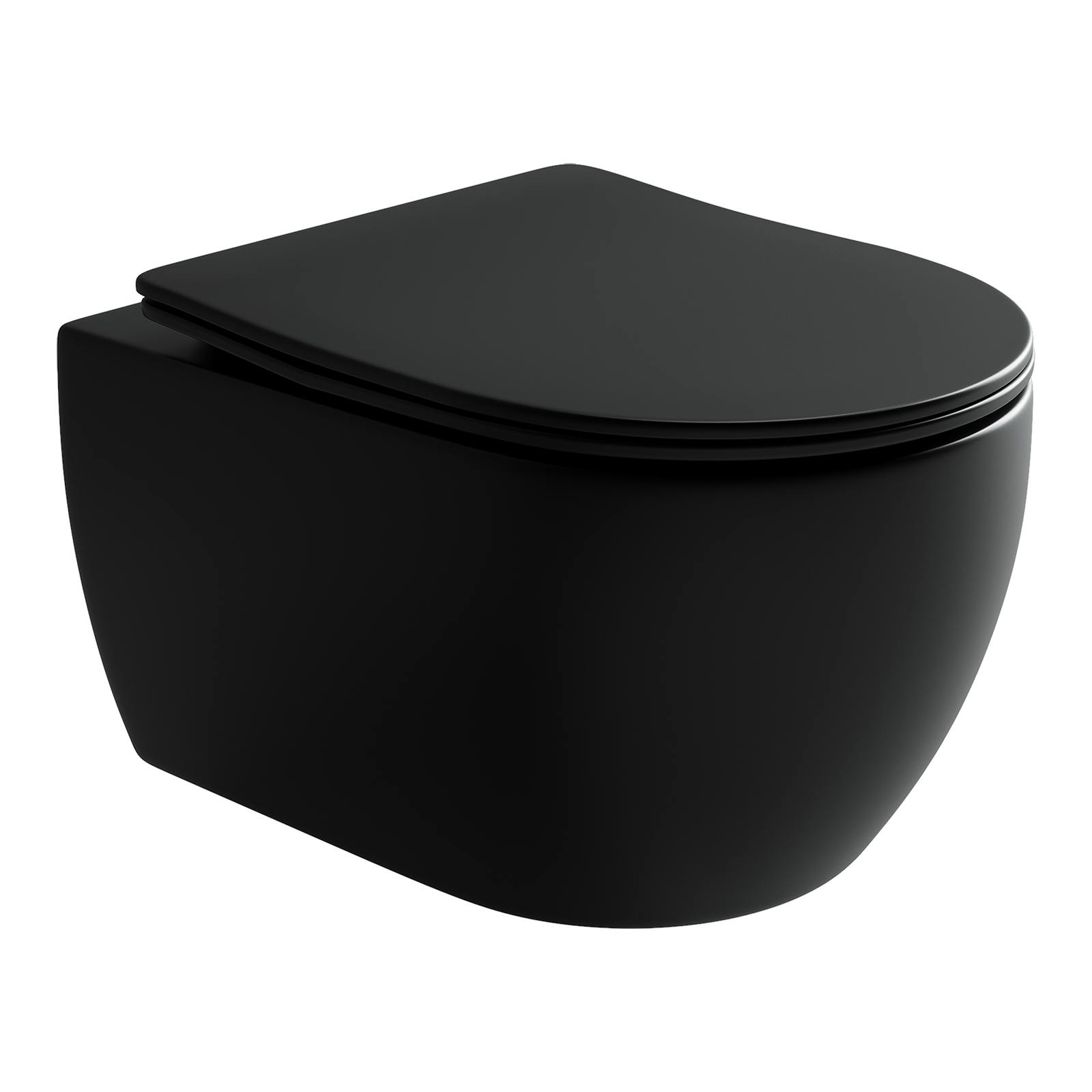 

Унитаз подвесной Ceramicanova Play CN3001MB безободковый, с микролифтом, черный матовый, CN3001MB