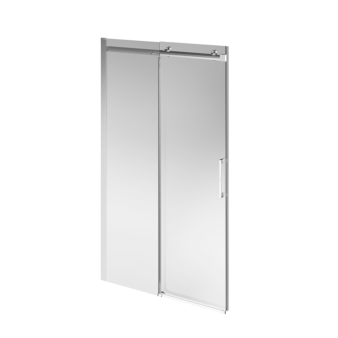

Душевая дверь в нишу Kerama Marazzi CRISTALLO CT.120.SD.BN 120х210 см, профиль брашированный никель, стекло прозрачное, CT.120.SD.BN