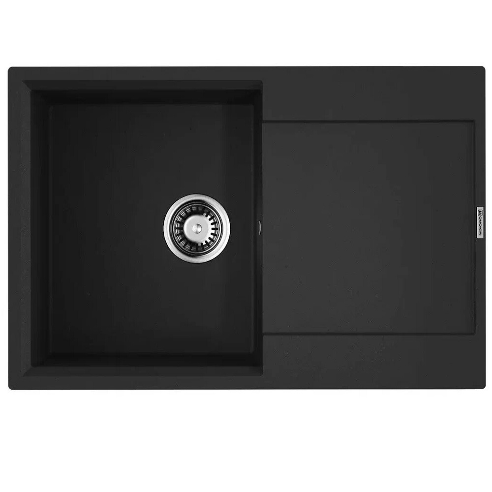 

Мойка кухонная Omoikiri Daisen 78T-BL черная, Черный, Daisen 78T-BL