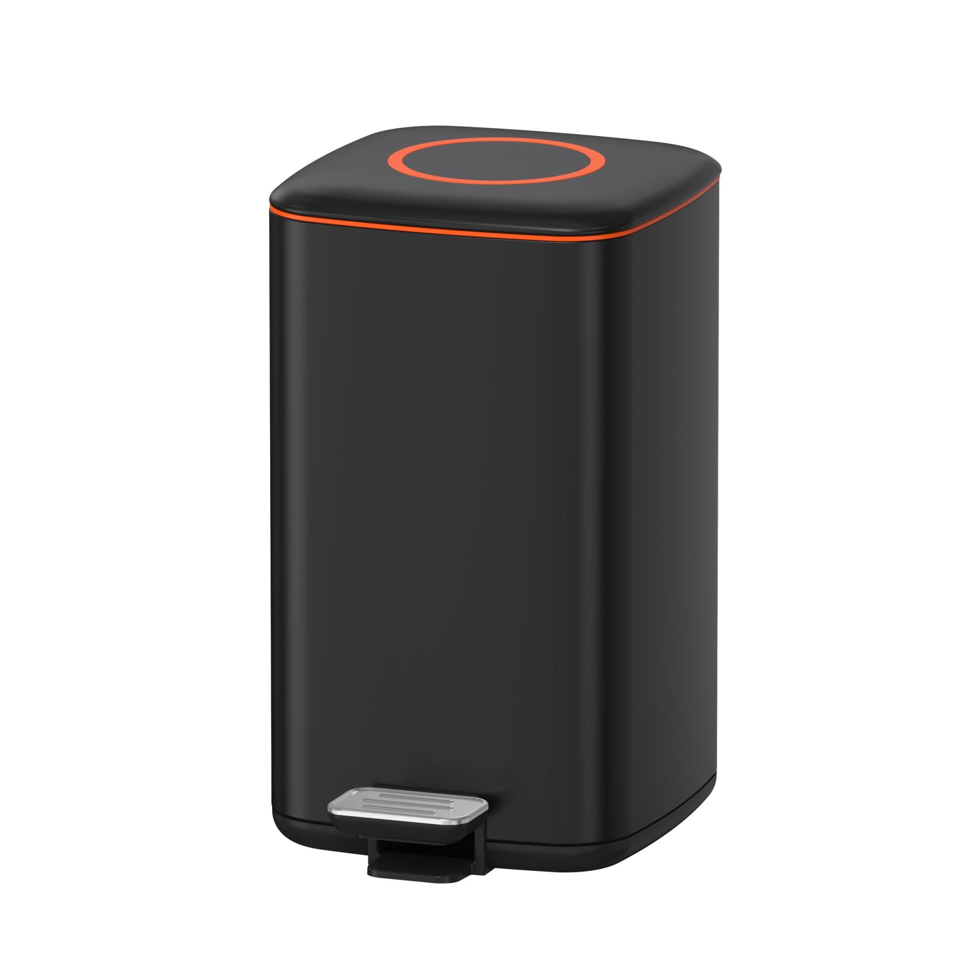 

Мусорное ведро Java S-888-12Q черное, Черный, S-888-12Q