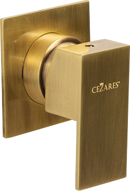 

Смеситель Cezares Unika DIM-02 С ВНУТРЕННЕЙ ЧАСТЬЮ, для душа, бронза