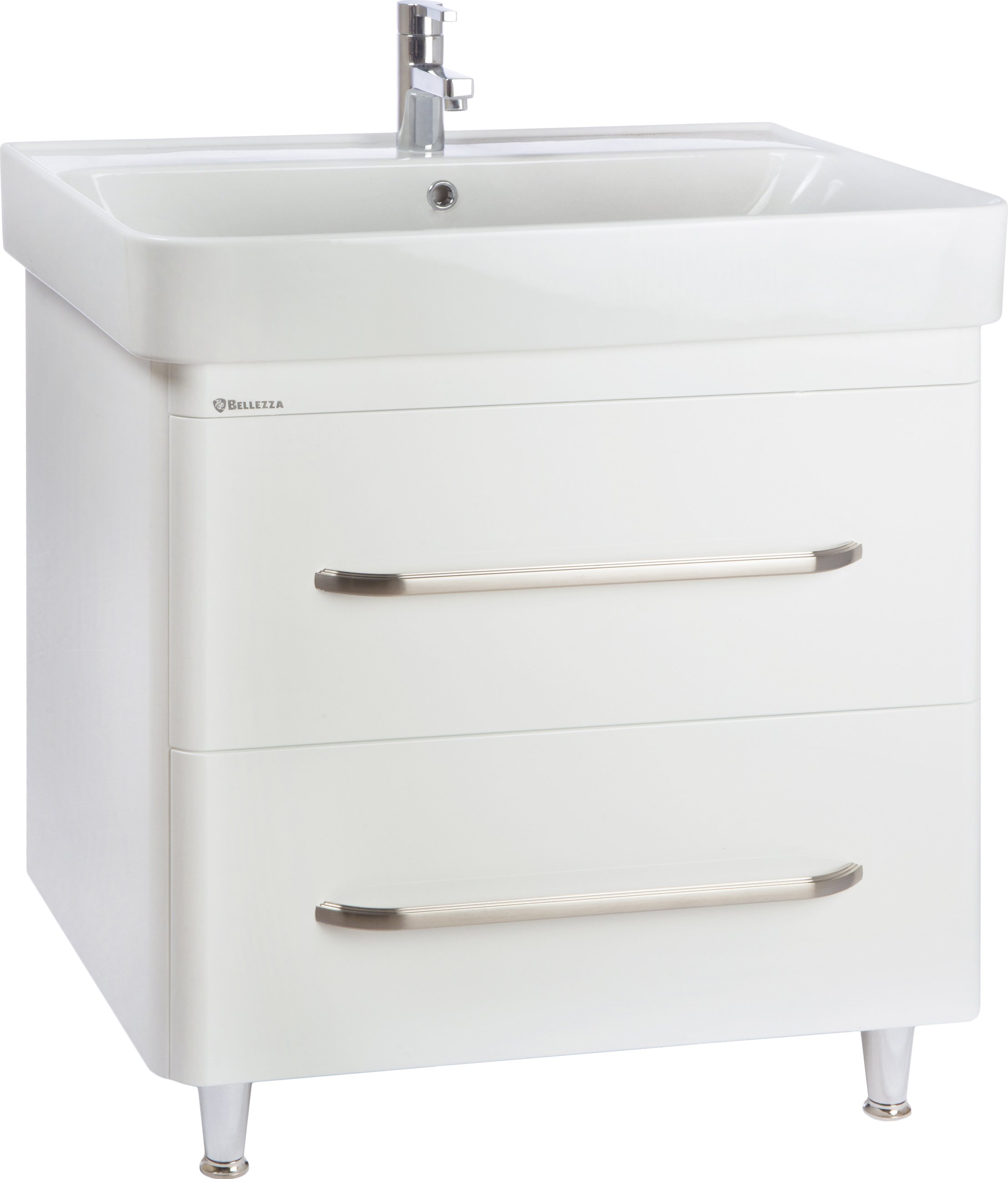 

Тумба с раковиной Bellezza Олимпия 60 белая, Олимпия 60