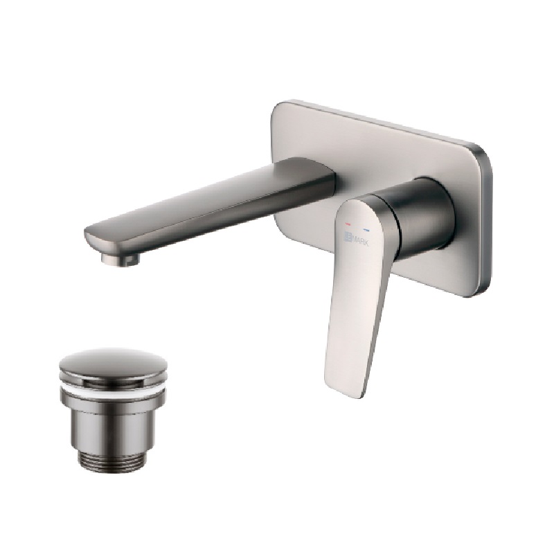 

Смеситель Lemark Bronx LM3726GM скрытого монтажа, для раковины, графит, LM3726GM