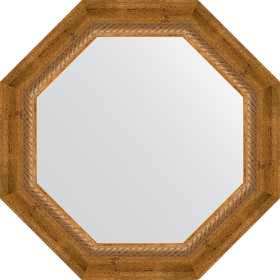 

Зеркало Evoform Octagon BY 3673 53х53 см, состаренная бронза с плетением, Бронза / эффект старины