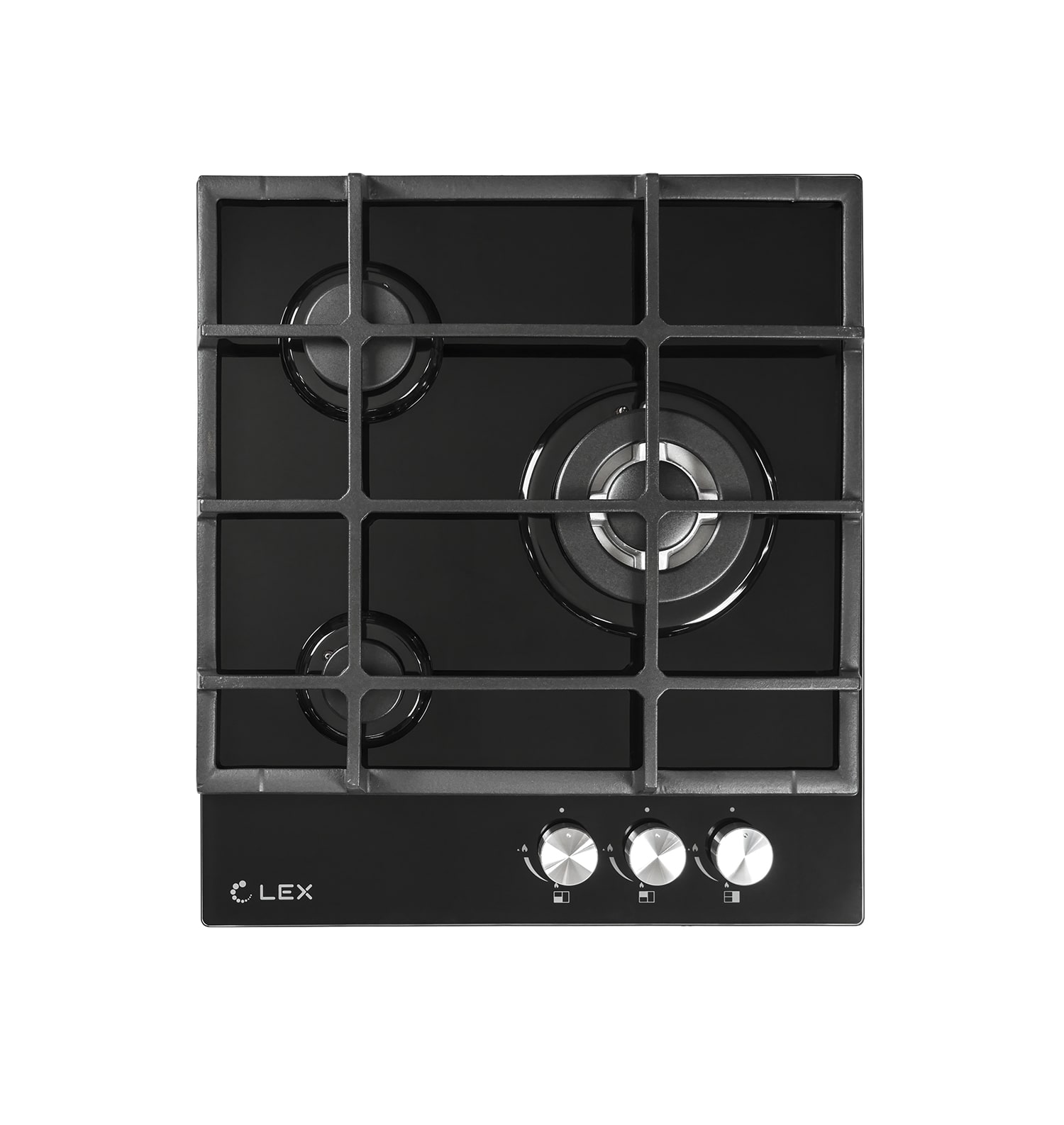 

Варочная поверхность LEX GVG 431 BL газовая, черная, 431 BL