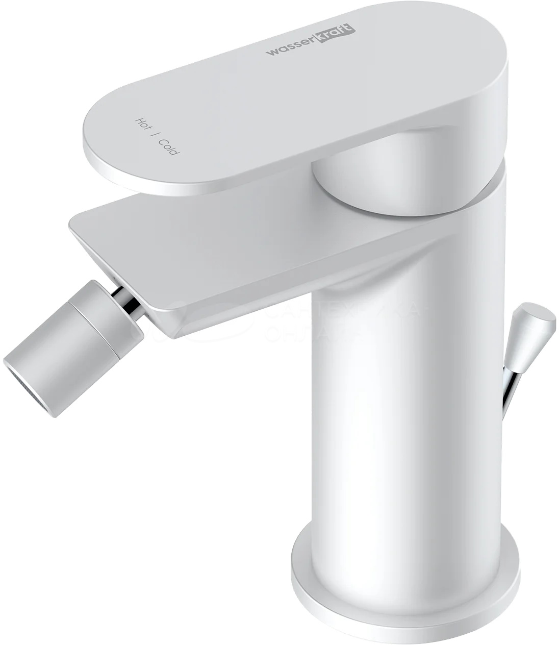 

Смеситель WasserKRAFT Mindel 8506 для биде белый, 8506