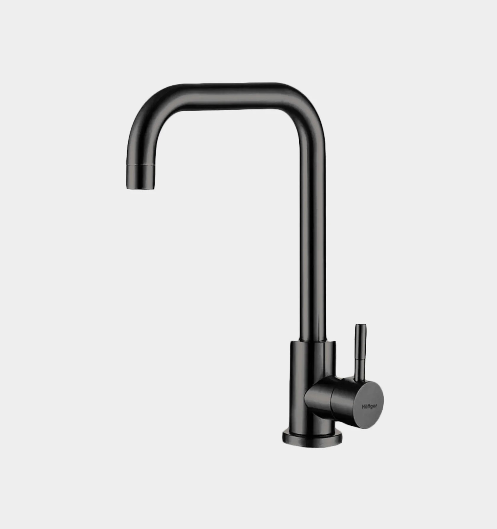 

Смеситель Hoffger 363 HFG-363B для кухонной мойки, черный, Черный матовый, HFG-363B