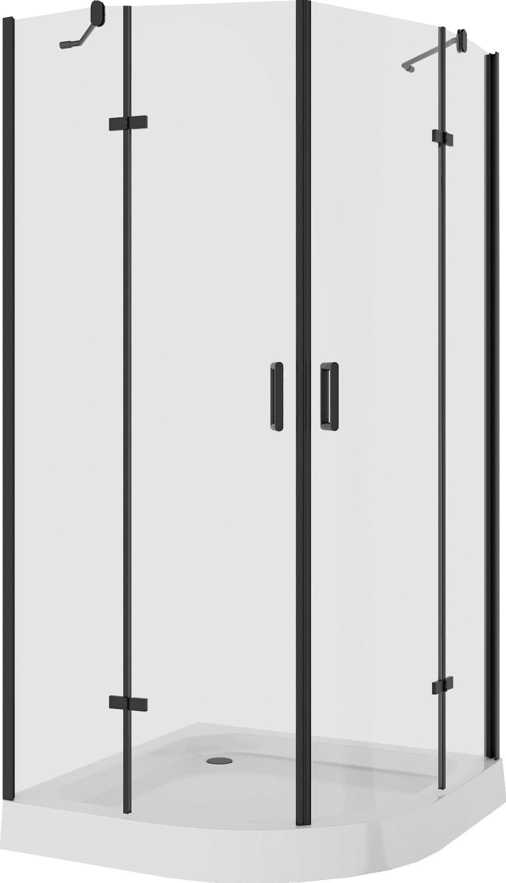 

Душевой уголок Niagara Nova NG-6816-08 BLACK 100x100x190 четверть круга, черный, NG-6816-08 BLACK