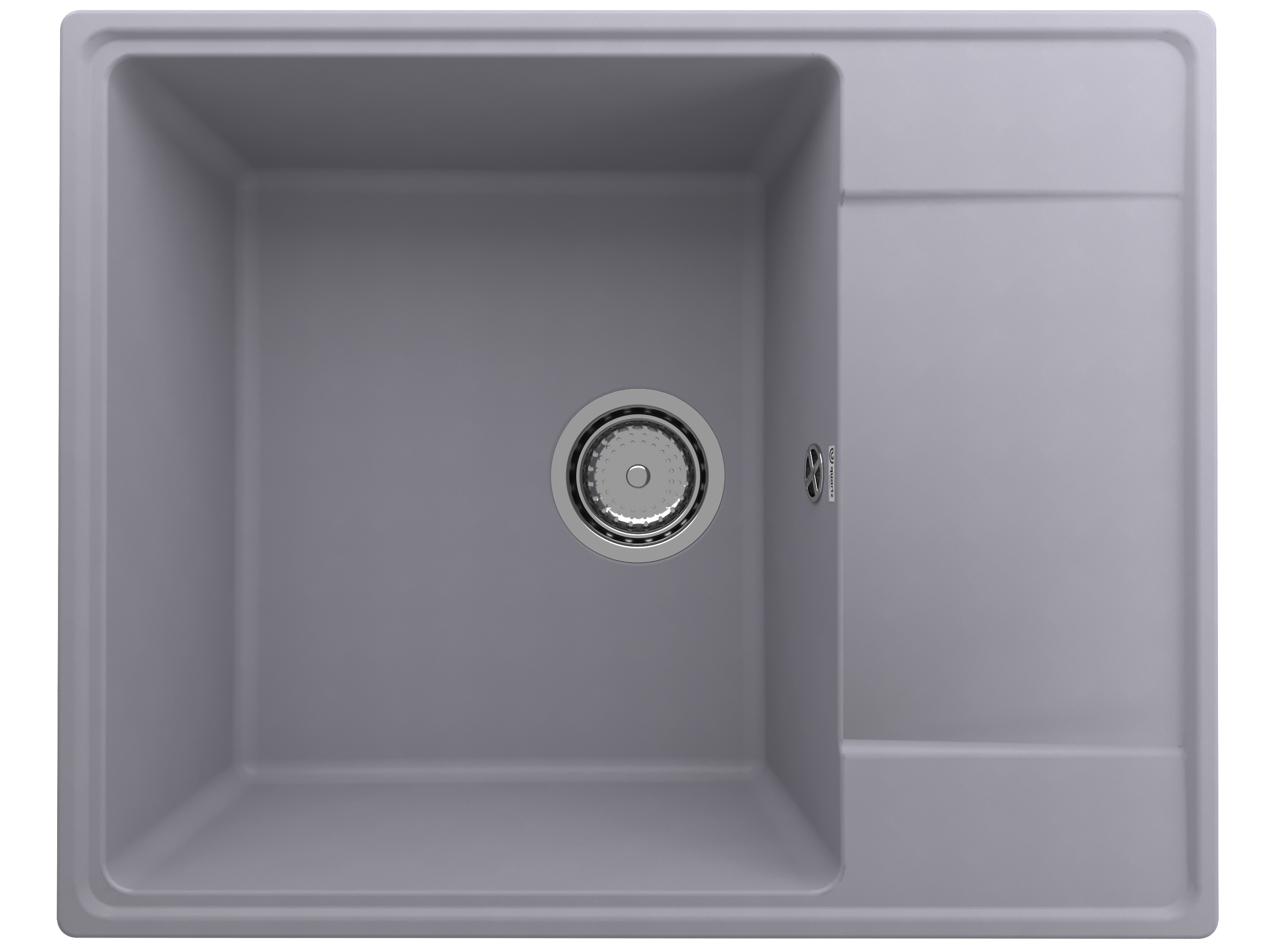 

Мойка кухонная Ulgran Quartz Prima 605-05 60,5х48,5 см, бетон, Серый, Prima 605-05