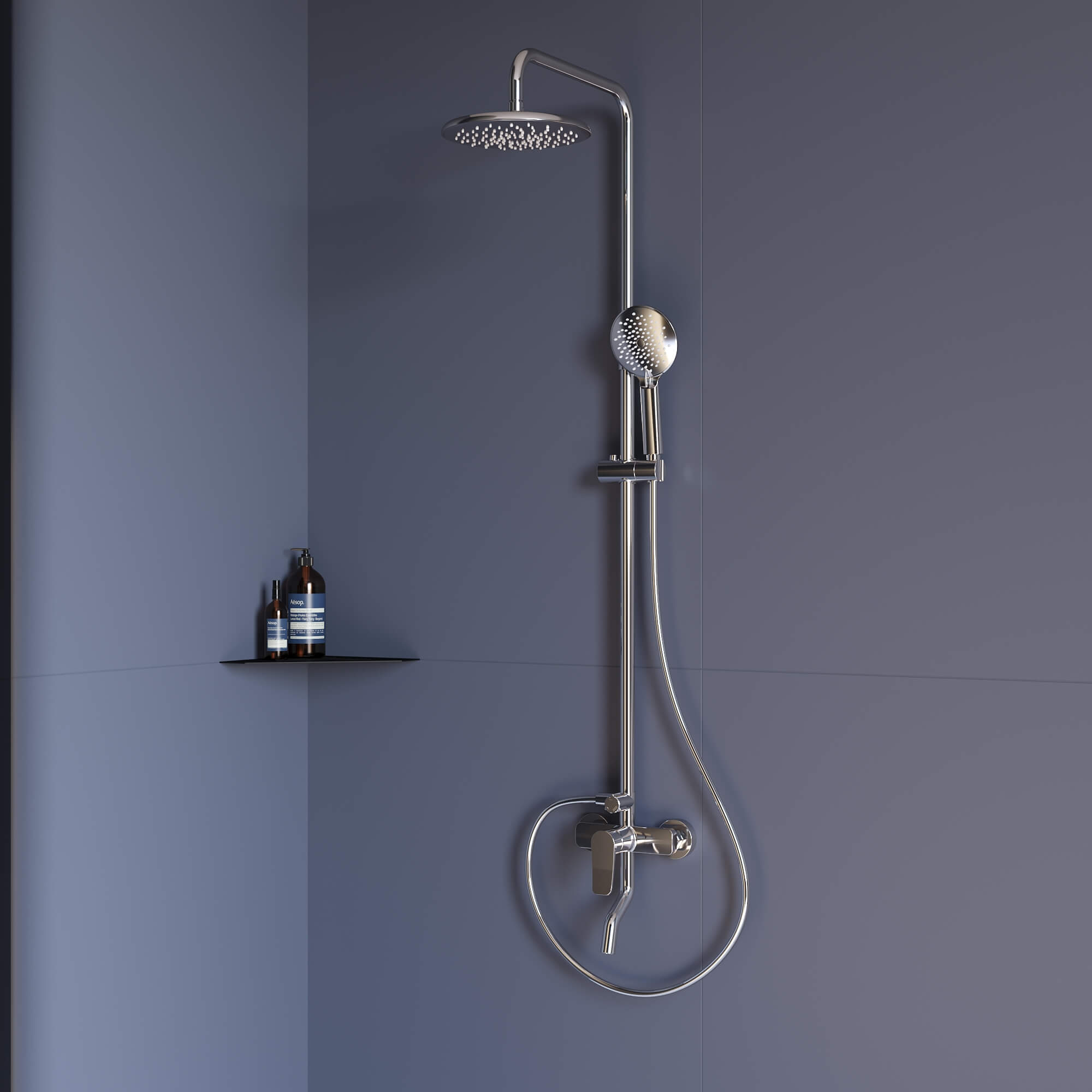 

Душевая стойка RGW Shower Panels SP-25, Хром, SP-25