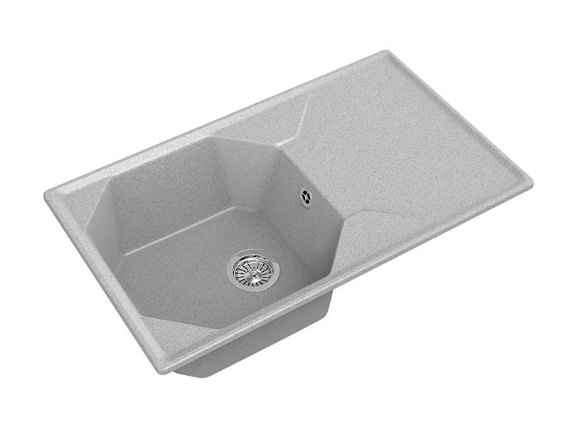 

Мойка кухонная GranFest UNIQUE GF-U-840L серая, Серый, GF-U-840L