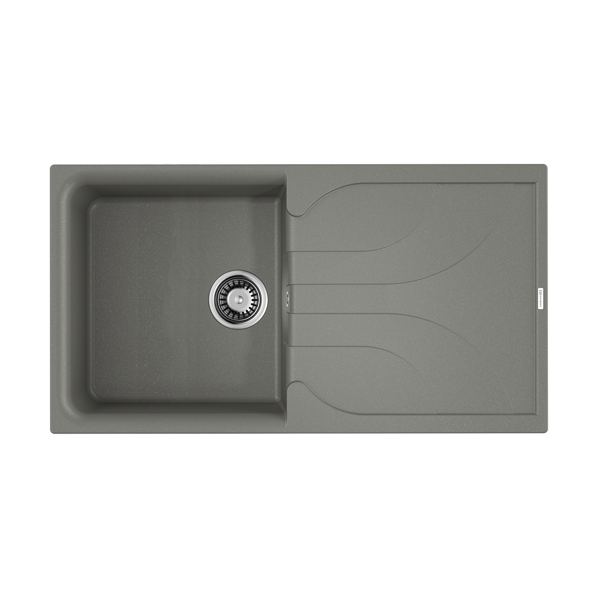 

Мойка кухонная Omoikiri Yasugata 100 4993568 100х50 см leningrad grey, Серый, 4993568