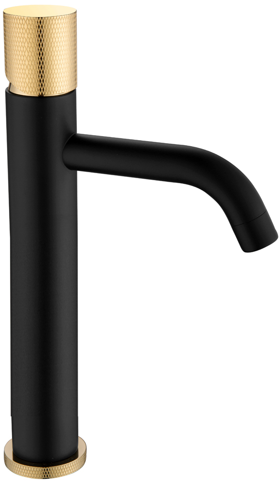 

Смеситель Boheme Stick 122-BG.2 для раковины, black touch gold, Черный / золото, 122-BG.2
