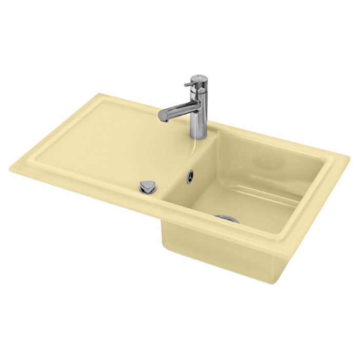 

Мойка кухонная Duravit Cassia 86х51 бежевая, Бежевый, 7513861900