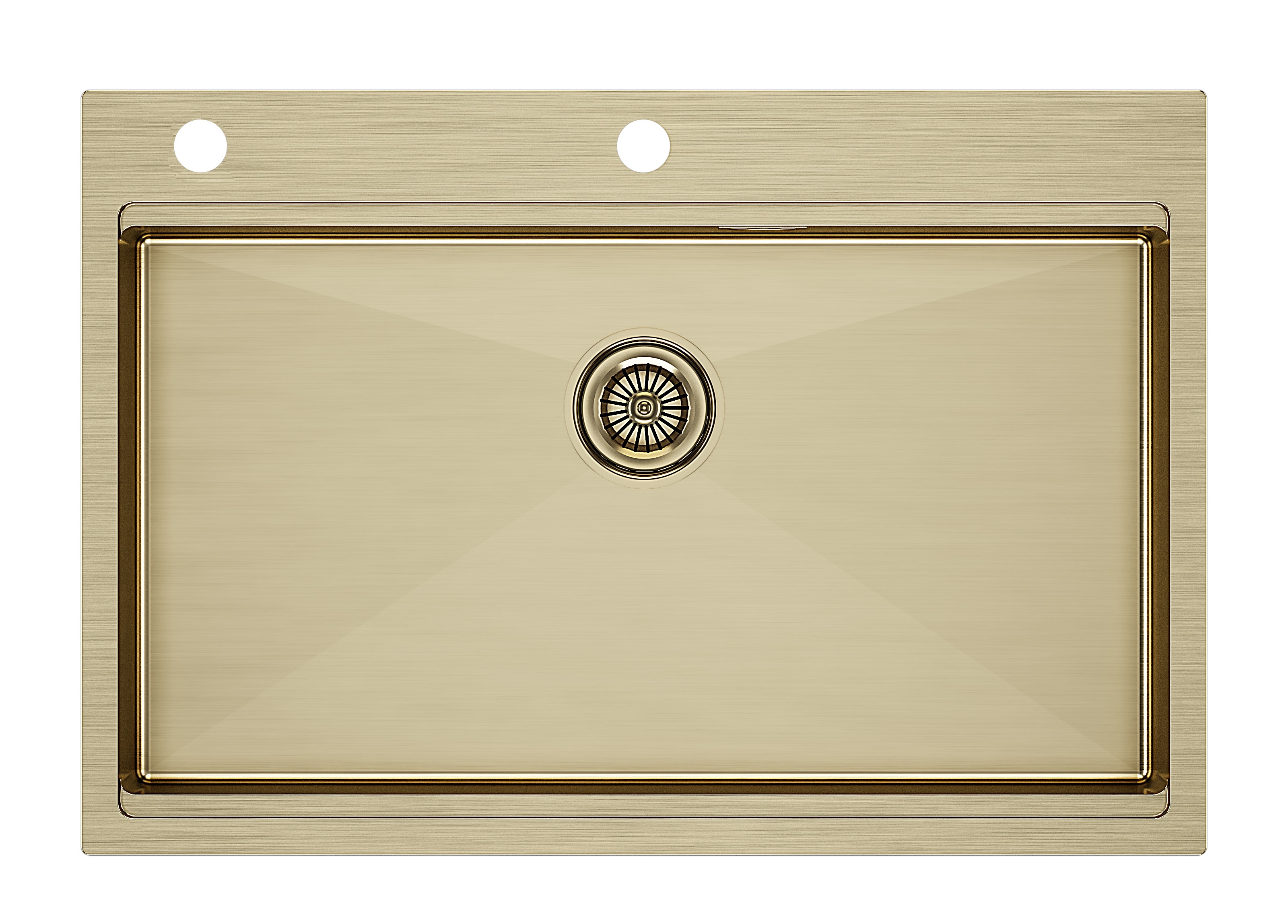 

Мойка кухонная Paulmark Vast-Pro PM707551-BG брашированное золото, PM707551-BG