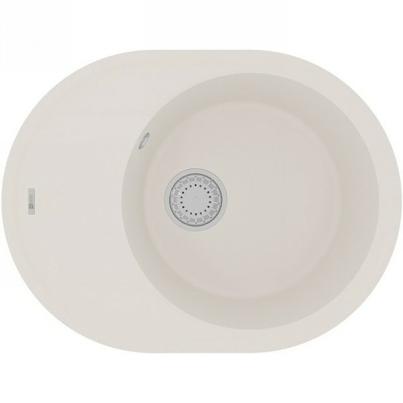 

Мойка кухонная Lemark Lacha 620 9910052 47 белая, Белый, 9910052