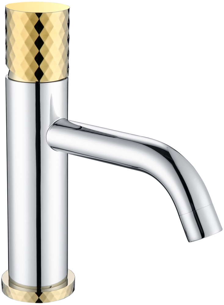

Смеситель Boheme Stick 121-CRG для раковины, chrome diamond gold, Хром/золото, 121-CRG