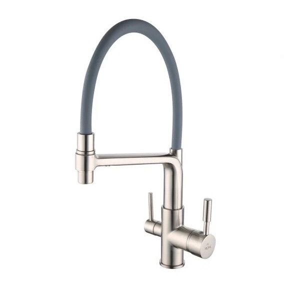 

Смеситель для кухонной мойки Rose R658L сатин, R658L