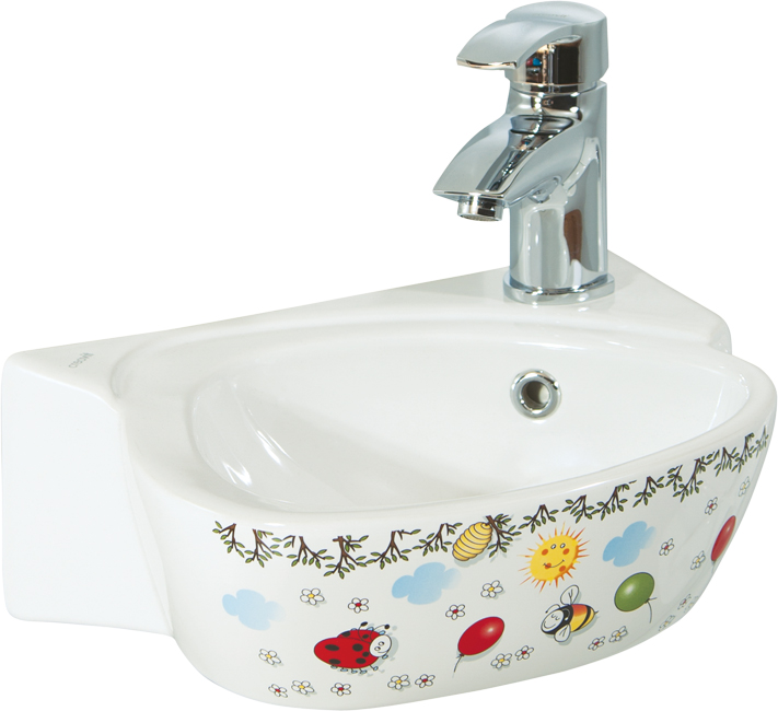 

Раковина Creavit Cocuk CK035D с декором, Рисунок, Cocuk CK035.000F0