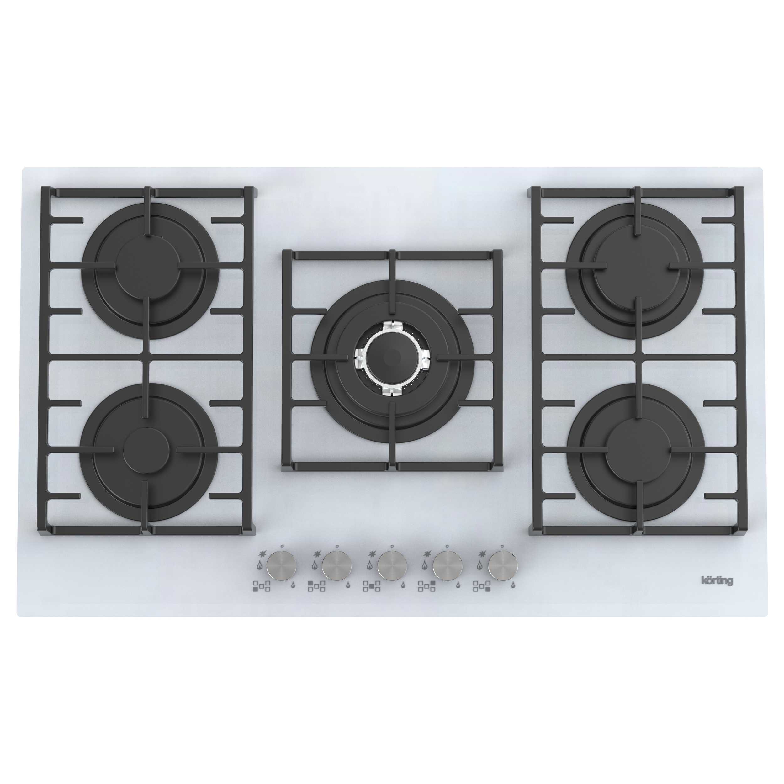 

Варочная поверхность Korting HGG 9835 CTW газ на стекле, HGG 9835 CTW