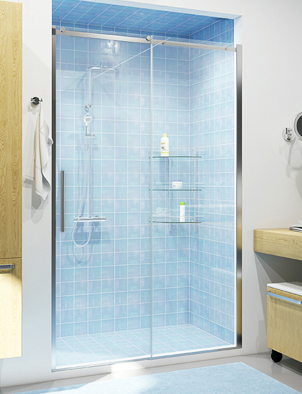 

Душевая дверь в нишу WasserKRAFT Dinkel 58R 58R05 120х200 см, 58R05