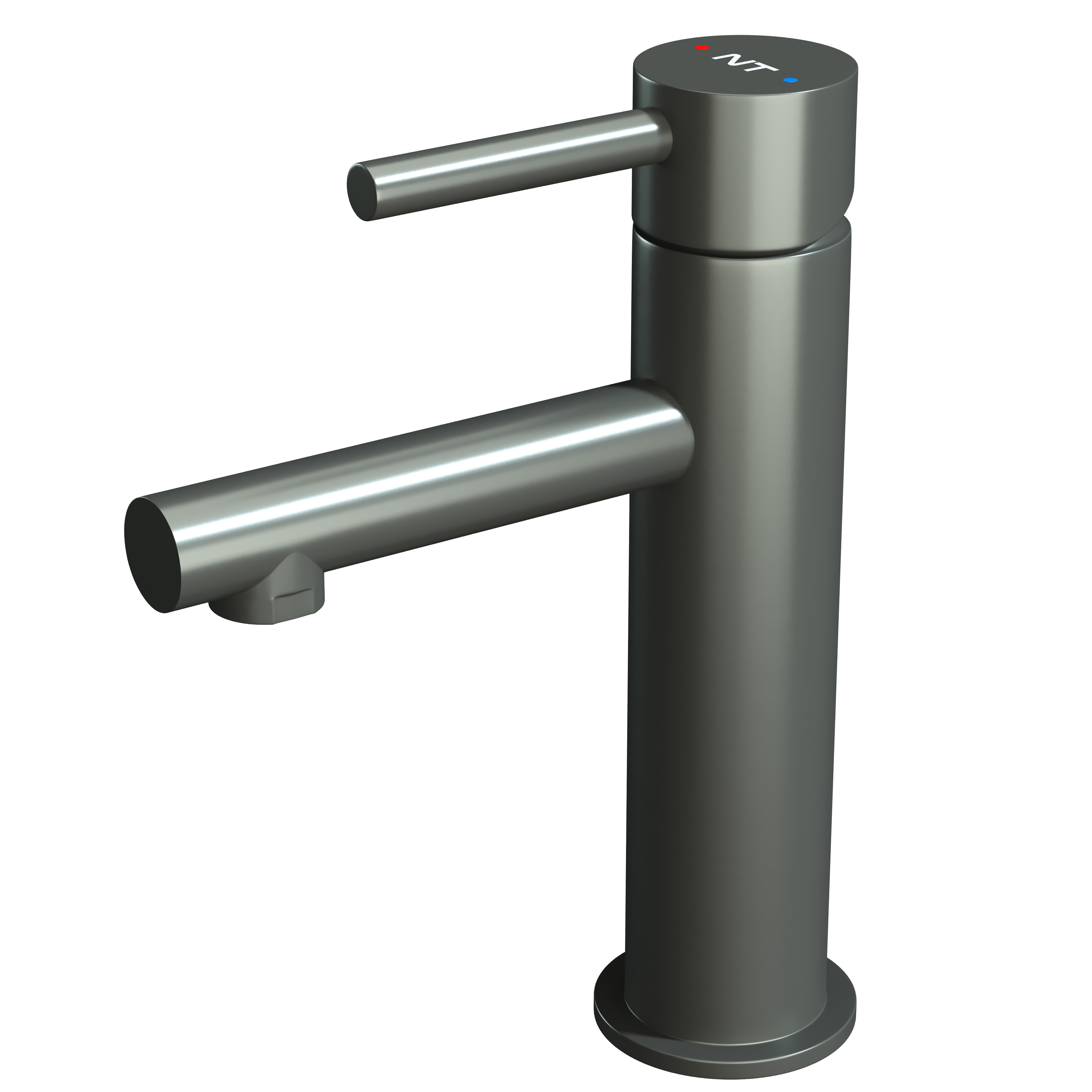 

Смеситель NT Bagno NT2201 Arino для раковины серый матовый, NT2201 Arino