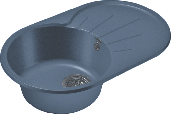 

Мойка кухонная GranFest Rondo R-750L графит, Серый, R-750L графит