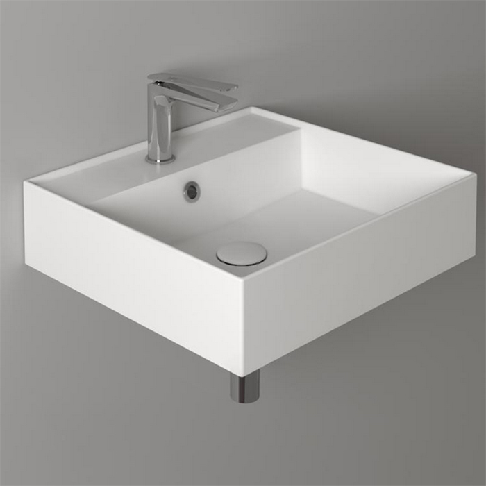 

Раковина Simas Agile AG51 bi*1 51х46 с отверстием под смеситель, белая, Белый, Agile 51х46