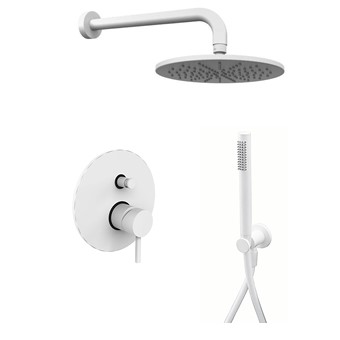 

Душевой комплект Paffoni Light KITLIG015BO белый матовый, KITLIG015BO