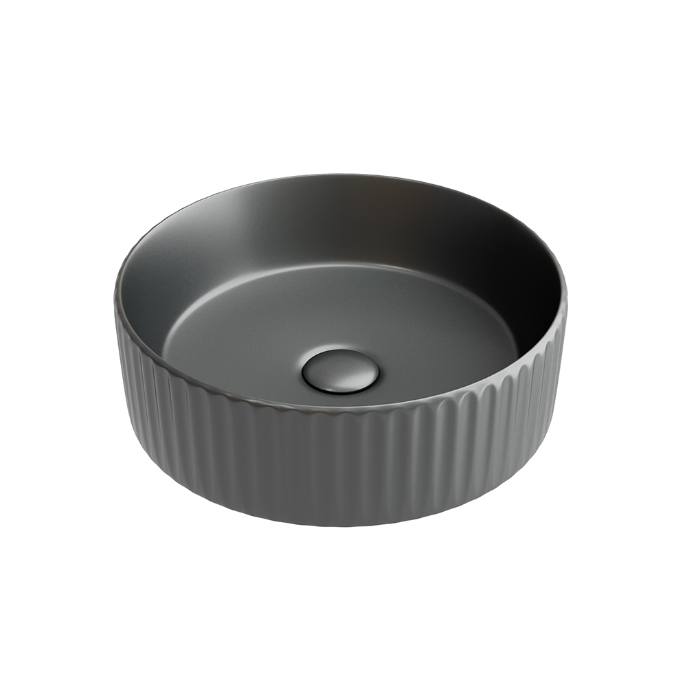 

Раковина Ceramicanova Element CN6057MDH 36 см, темный антрацитй матовый, Серый, CN6057MDH