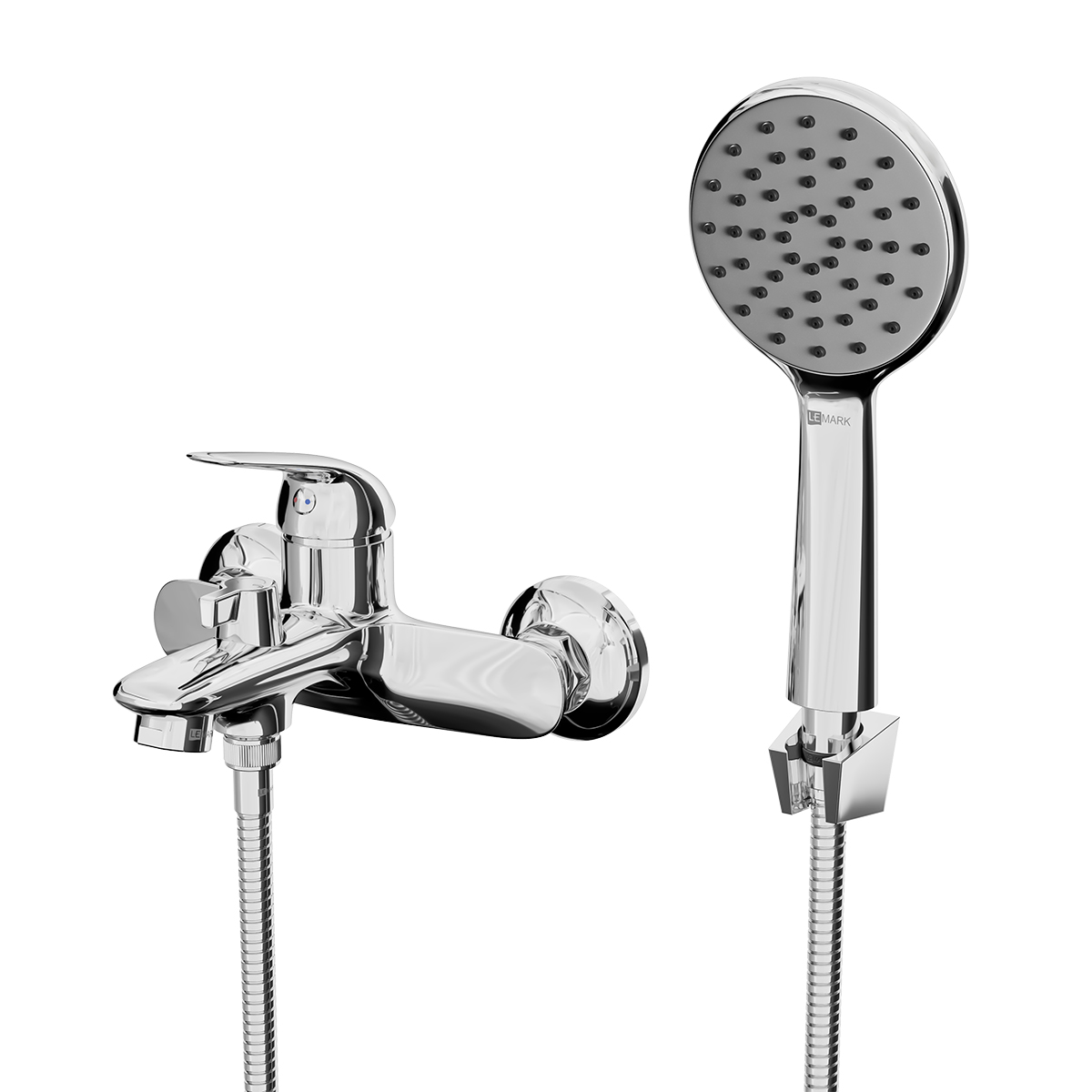 

Смеситель для ванны с душем Lemark Plus Advance LM1214C хром, LM1214C