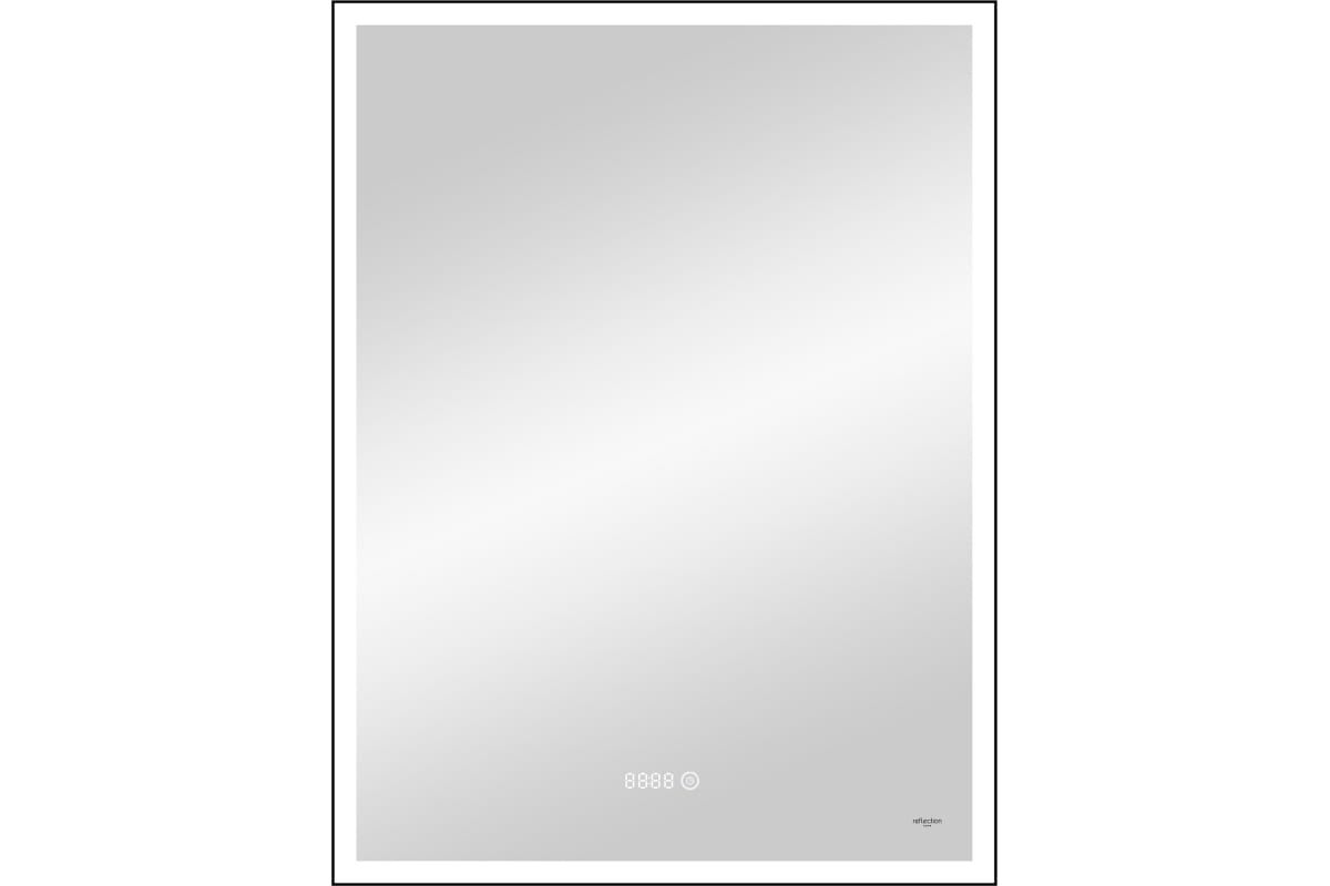 

Зеркало Reflexion Ghost 60х80 с подсветкой, сенсором и часами, Ghost RF5223GH