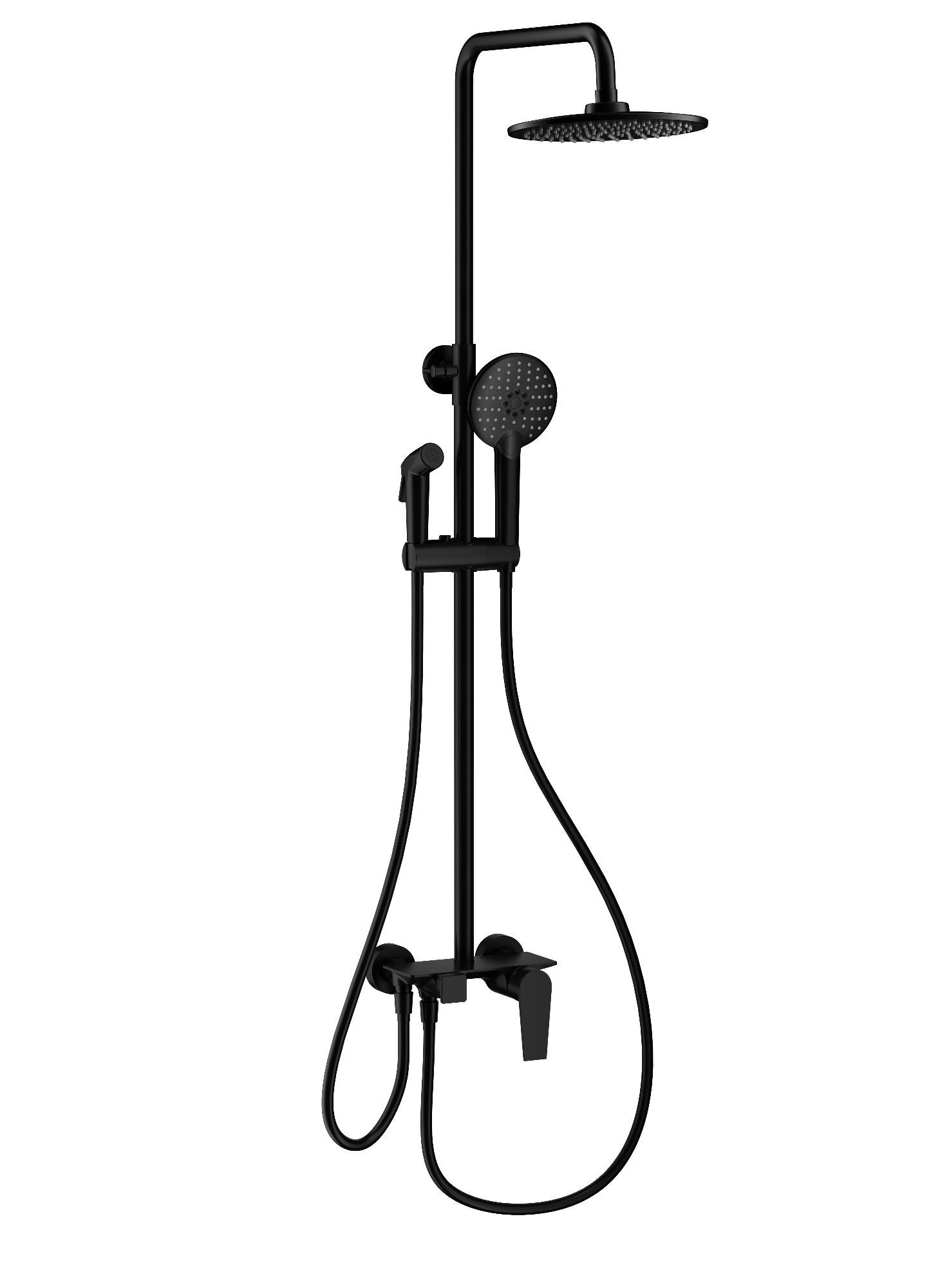 

Душевой комплект Wonzon & Woghand WW-A30874-MB черный, WW-A30874-MB