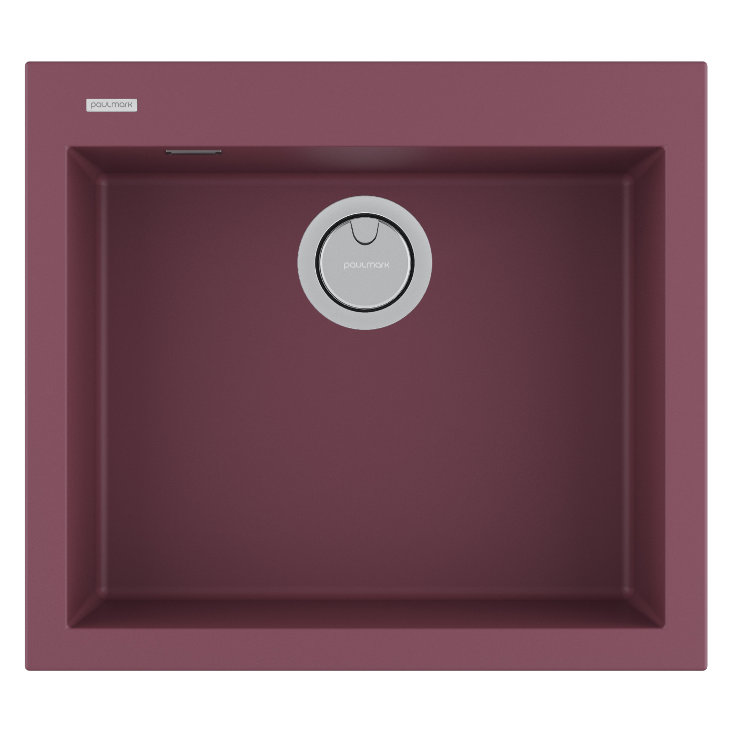 

Мойка кухонная Paulmark DECORATION 56 PM935650-ME 50х56 см, merlot, PM935650-ME